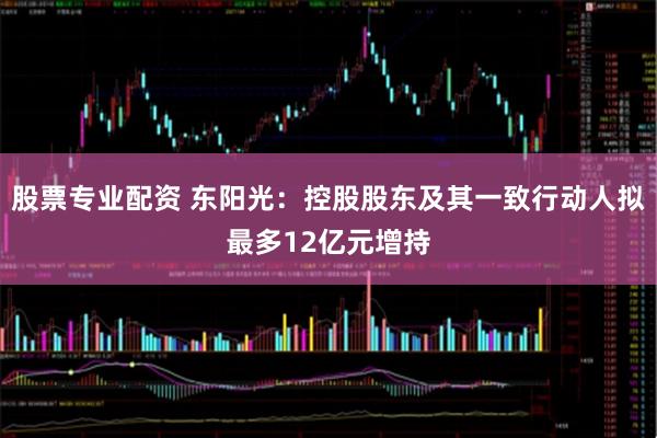 股票专业配资 东阳光：控股股东及其一致行动人拟最多12亿元增持